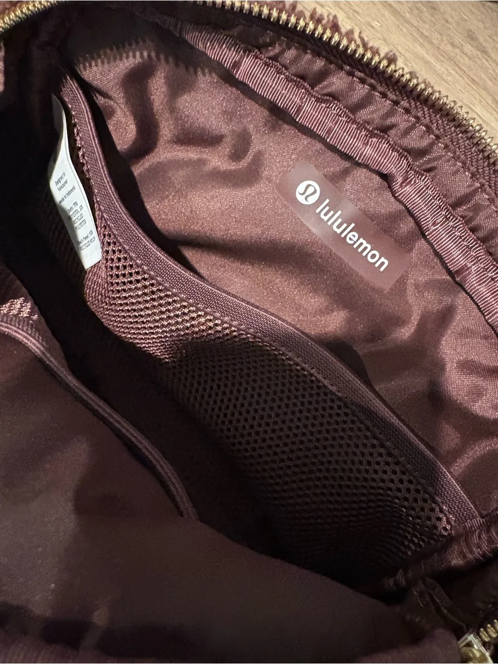 LULULEMON EVERYWHERE BELT BAG *FLEECE IN BURNT EARTH/Brown